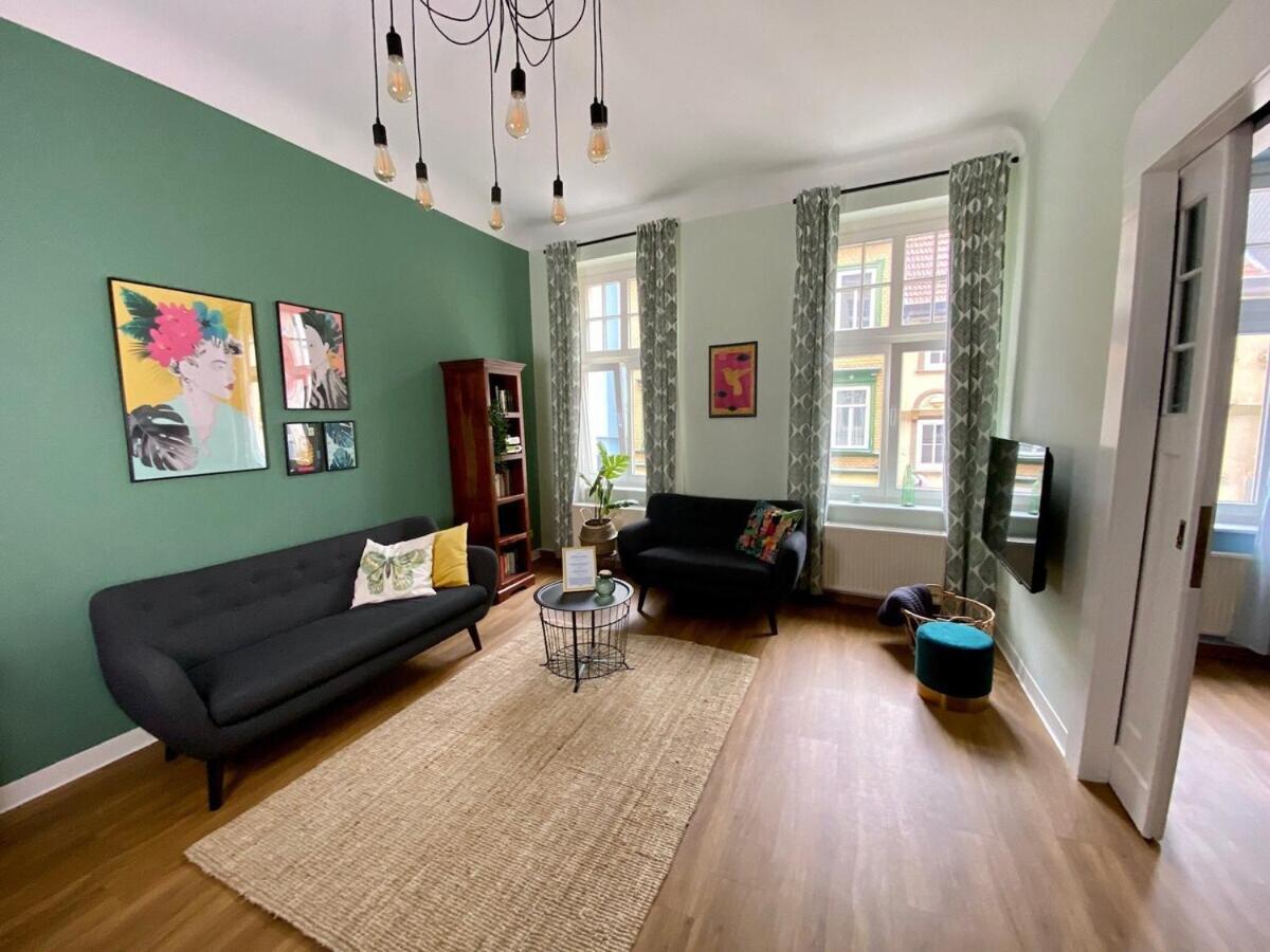 Discovair Eisenach -Karlstrasse- Fussgaengerzone Mit Netflix Lägenhet Exteriör bild